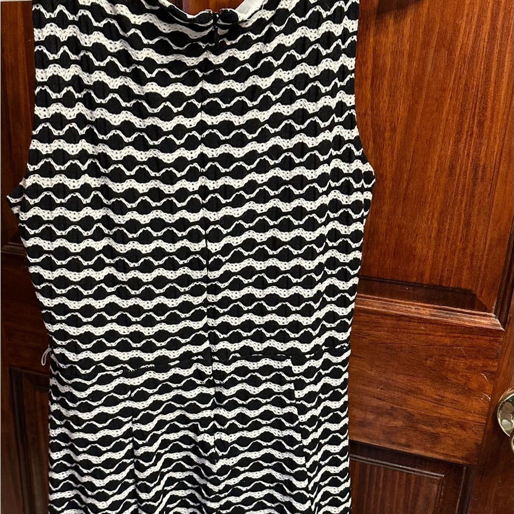 Ice Black and White Zippered Garment